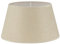 EGLO 1+1 Vintage Universal-Lampenschirm, Leinen, farbtöne, Universal, Innen, Creme, Stoff, Leinen, 190 mm, 427 G