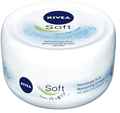 6 x Nivea Creme - SOFT - Feuchtigkeitscreme für die tägliche Pflege - 300 ml