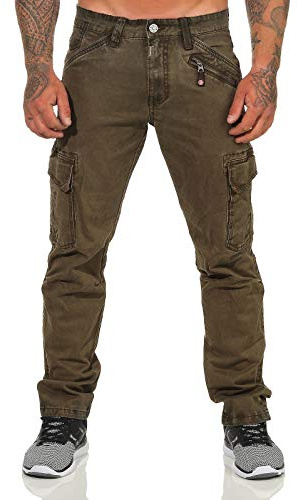 Timezone Herren Regular BenTZ Hose,per Pack Braun (Dark Sand 6028),W33/L34(Herstellergröße:33/34)