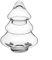 SWEET HOME Biscottiera in Vetro Trasparente Forma di Albero di Natale cod.SB02531LU cm 24,5h diam.16,5 by Varotto & Co.