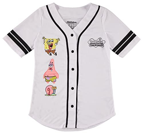 SpongeBob Schwammkopf Damen-Shirt, kurzärmelig - - Klein