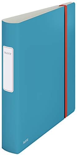 Leitz Qualitäts-Ordner 180° Active, A4, 350 Blatt, 6,5 cm Rückenbreite, Sanftes Blau, Cosy-Serie, 10390061