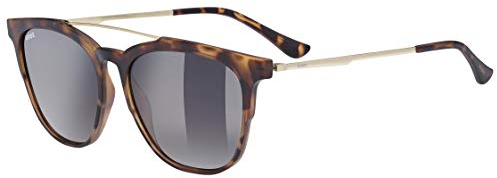 Uvex LGL 46 - Sonnenbrille für Damen und Herren - verspiegelt - Filterkategorie 3 - havanna matt/litemirror brown deg. - one size