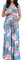 Freebily Vetement d Allaitement Robe Femme Maternité Longue Robe Grossesse Enceinte Casual Robe de Bain Plage Photographie Blouse Pyjamas Grande Taille S-4XL Bleu XL