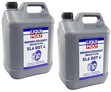 Bremsflüssigkeit LIQUI MOLY SL.6 DOT4 10 Liter für Adly/Herchee Aeon AJP Aprilia ATU Benelli Benzhou Beta BM W Cagiva CAN-AM Cectek/Herkules CPI Daelim Derbi Ducati Gas Gas Generic Gilera Hon da KT M