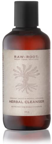 RAW ROOTs Herbal Cleanser 215ml - Herbal Essence Shampoo für Dreadlocks und natürliches und fettiges Haar - Shampoo ohne silikon sulfate und parabene