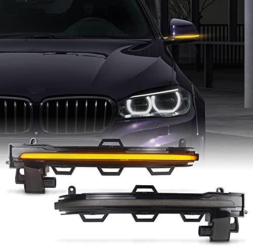 LED Blinker Aussenspiegel von Recambo passend für BMW X3 F25 | X4 F26 | X5 F15 | X6 F16 | SCHWARZ