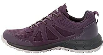 Jack Wolfskin Damen Woodland 2 Texapore Low W, Purple / Phantom, 40.5 EU