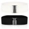 PLABBDPL 2 Pezzi Cinture Elastiche in Vita, Cintura da Donna Ampia Cintura Elastica con Fibbia in Metallo (Nero e Bianco)