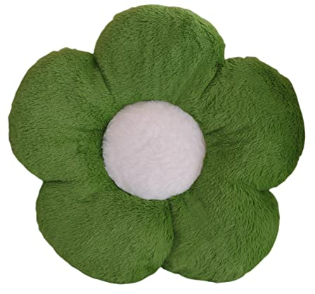 LANFIRE Blumenkissen Blumenkissen normales Kissen Auto Kissen Stuhlkissen Sofakissen Zierkissen (40 * 40 cm, Light Green)