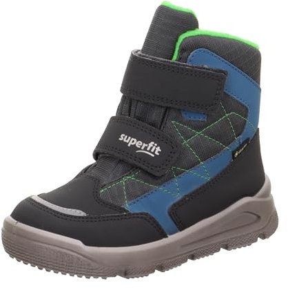 Superfit Jungen Mars Warm Gefütterte Gore-tex Schneestiefel, Grau Grün 2010, 38 EU