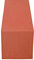 Leinen Optik Tischläufer Läufer Eckig 40 x 140 cm Orange Abwaschbar Wasserabweisend Fleckschutz Pflegeleicht mit Saumrand