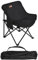 Rainberg Folding Camping Chair, Compact & Lightweight 2.2kg. Durable Metal Frame Holding up to 100kg, Outdoor, Picnic Chair, Enjoy a Comfortable Seat. (Pack of 1, Black)