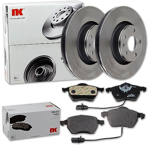 NK Bremsscheiben 314mm + Beläge vorne passend für A6 4F C6 Limo + Avant