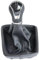 YANHAO - Pomo de palanca de cambios de coche para Seat Leon III 3 MK3 2012-2017 5 velocidades de cuero
