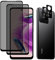 MiRowy 2+2 Piezas Protector Pantalla de Privacidad + Protector de Lente de Cámara para Xiaomi Redmi Note 12S, Cristal Vidrio Templado Antiespia, Protector Pantalla para Xiaomi Redmi Note 12S