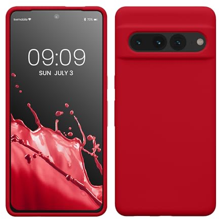 kwmobile Handyhülle für Google Pixel 7 Pro Hülle, für Pixel 7 Pro Case - Hülle Silikon - kabelloses Laden - Sweet Cherry