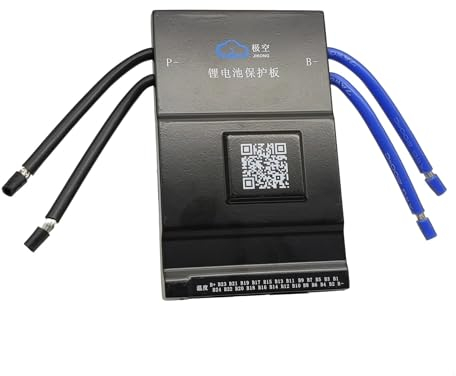 JK Battery Equalizer JK Smart BMS 8s 10s 13s 16s 20s 24s, 24v 36v 48v 72v 200a 2A Lifepo4 for 50ah 60a 18650 Lithium-Ionen-Akku Smart BMS Batterie Schutzpanel (Color : B2A24S20P, Size : Build in BT