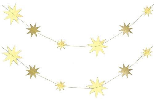 Zerodeko 2St Sternenbanner zum Aufhängen. Flagge ziehen wandverkleidung Wand polsterung Zugstangen-Banner Ornament hängendes Banner hängende Verzierung des Parteisterns Berühmtheit Charme