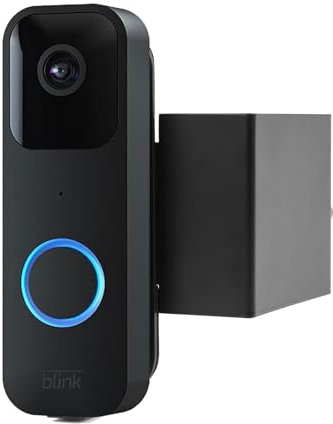 QLoztyse Blink Doorbell Camera Mount - Anti Theft Wireless Video Doorbell Holder for Apartment Door Adjustable Mounting Bracket Accessories No Drill