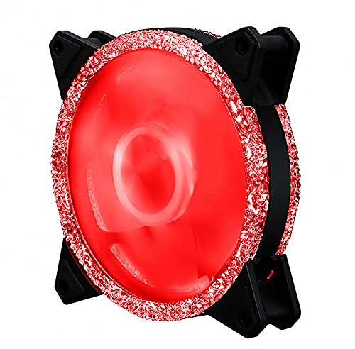 Pro PC Case Fan RGB 120mm Aura SYNC 5V/3 Pin Silent CPU Cooler Set Fan 6 Pin CPU Radiator Adjust Fan Color and Speed (Color : F)