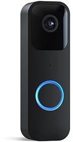 Blink Video Doorbell | Two-way audio, HD video, long-lasting battery life, motion detection, chime app alerts, Works with Alexa (Black)