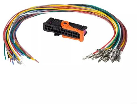 HEIBTENY Kit de reparación de cables para mazo de cables, kit de reparación de puerta de vehículo, puerta delantera y trasera, izquierda y derecha, cable de mazo de cables para Skoda para Fabia para