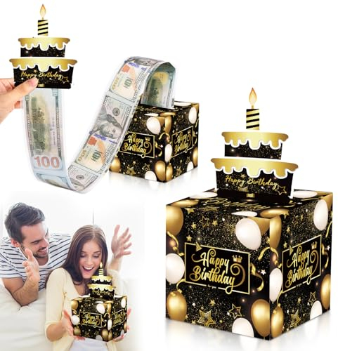 Geldgeschenk Happy Birthday Geschenkbox DIY Geburtstag Geschenkverpackung Geldgeschenke Geburtstag Überraschungsbox DIY Verpackung Geldgeschenk Box Geldgeschenke Verpackung