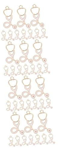 GALPADA 40 Stk Krankenschwester-Anhänger ärztin doktor Arztgeschenk nurse accessories Schmuck Baumelnde Anhänger Schlüsselanhänger in Stethoskopform Zinklegierung
