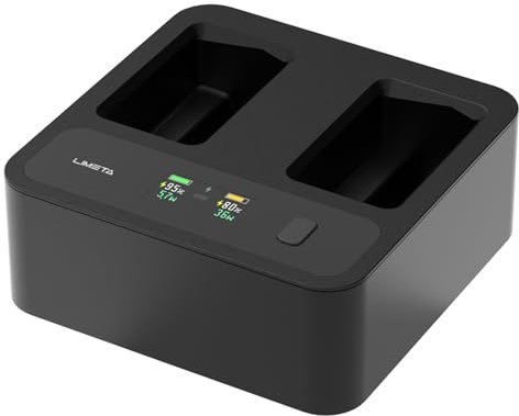 LIMETA MC234AC 72W Intelligent Battery Charging Hub for DJI Mini 3/4/4 Pro with Screen Display, App Control and Dual Port Fast Charging