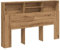 vidaXL Kopfteil, Bettkopfteil mit Stauraum, Schlafzimmer Kopfteil-Regal Wand-Kopfteil, Betthaupt, Artisan-Eiche 180x19x103,5cm Holzwerkstoff