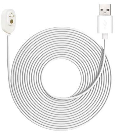 RGYBAO Practical Weatherproof Power Charging Cable for NEST Cams Camera Models Indoor and Outdoor Use 5.2m/7.6m/10m Length