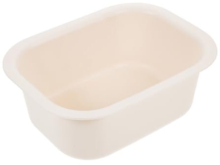 VANZACK Wasserbecken Für Wickeltisch Verstärktes Waschbecken Aus Robustem Pp Kompakt Tragbar Milchweiß Wickeltischzubehör Für Säuglinge Und Kleinkinder