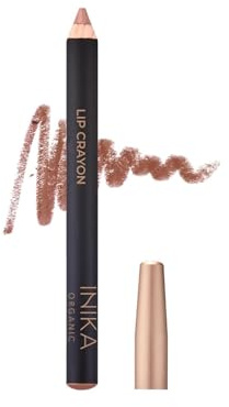INIKA Organic Long Lasting Lipstick Crayon | Vegan Lipstick + Organic Lip Liner, Hypoallergenic, Cruelty-Free, Satin Finish, Enriched with Vitamin E and Coconut Oil, Honey 3 g