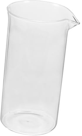 SOLUSTRE Coffee Press Replacement Beaker Glass Cup for 6 Cup Cafetiere, Smooth Polished Glass Suitable for Coffee Extraction and Tea Making
