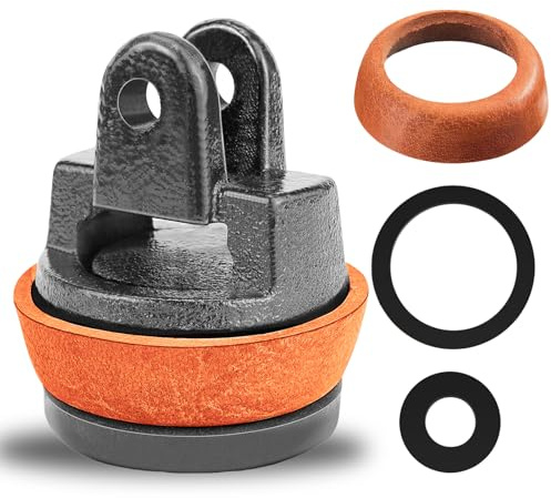LBING Typ75 Ersatzkolben für Schwengelpumpen | Kolben mit Dichtungsring set für Wasserpumpen und Handpumpen Typ 75 (B)