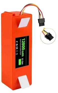 Batería Li-ion14.4V 5200mAh, Compatible con Xiaomi, Robot Vacuum-Mop 2 Pro MJSTS1 C101 MJSTP D099-4S2P S1-260-4S2P Compatible con 1S(1PCS 5200mAh)