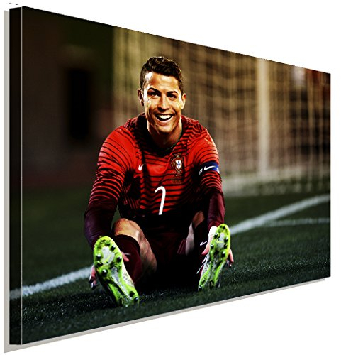 LaraArt Bilder Ronaldo Sport Leinwandbild LaraArt Studio Wanddeko Wandbild 40 x 30 cm