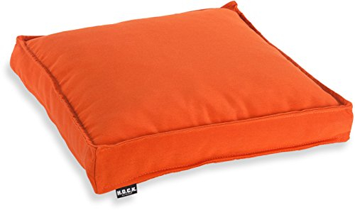 HOCK Classic Uni Outdoor Sitzkissen 50x50x5cm orange