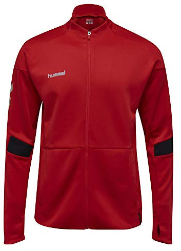 hummel Herren TECH Move Poly Zip Jacket, TRUE RED, L