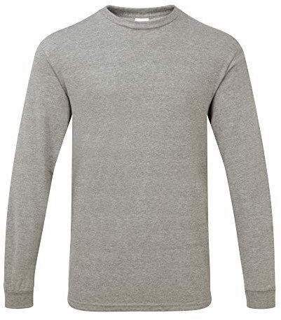 GILDAN Mens Hammer Heavyweight Long Sleeve T-Shirt (3XL) (Graphite Heather)