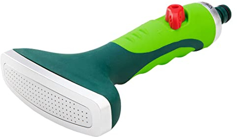 Breitstrahlpistolen-Sprinkler - Gartenbrause mit Breiter Wasserstrahl - Handbrause mit Stoppfunktion - Gartenspritze mit Ergonomischer Griff, Wasserspritze für Garten, Regulierung Wasserstrahlstärke