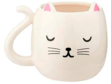 Sass & Belle Cutie Cat Shaped Mug