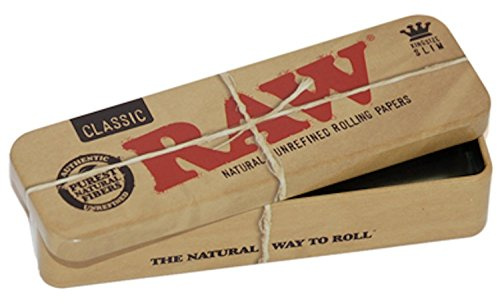 RAW Roll Caddy - Caja de metal para conos o papeles tamaño King Size
