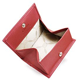 GIUDI ® Geldbörse Herren Leder Mini-Börse Wiener Schachtel Klein Rot Echtlede Kalbsleder Vintage Münzfach Geldbeutel Portemonnaie…