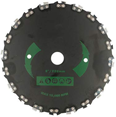 Kangmeile - Lama per decespugliatore, a catena, spazzolino da denti, lama per erba Heavy Duty 9, taglierino a gas/elettrico, tosaerba testa di taglio spazzola da giardino, 20
