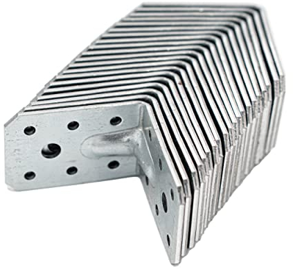 KPL12 Schwerlast-Winkelverbinder mit Sicke 50x50x35x2,0 mm/Großpack / 20 Stk Stück