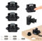 Push Button Catch Door Lock Verriegelung, 5 Stück Schranktürschloss Möbelschloss, Caravan Push Button Schloss, Drehknopf Schloß für Ship Boat Wohnmobil Motorhome RV Caravan Van