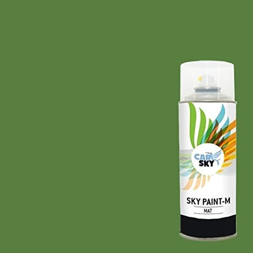 CARSKY - Bomba de pintura RAL verde mayo 6017 acabado mate 400ml
