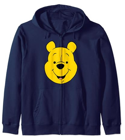 Disney Winnie The Pooh Pooh Bear Large Face Kapuzenjacke
